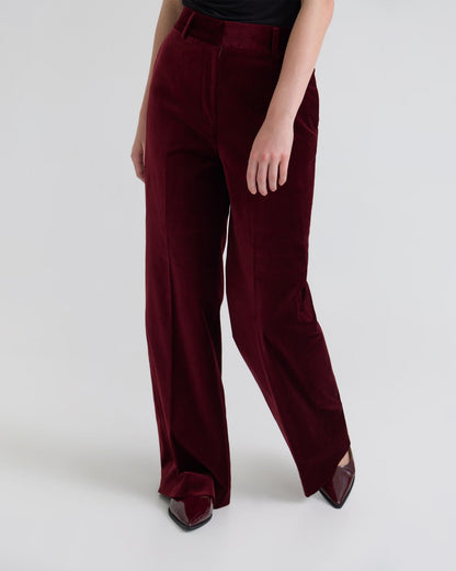 Lydia Stretch Velvet Pants