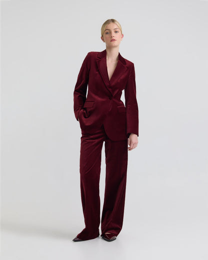 Lydia Stretch Velvet Pants