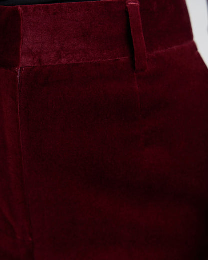 Lydia Stretch Velvet Pants