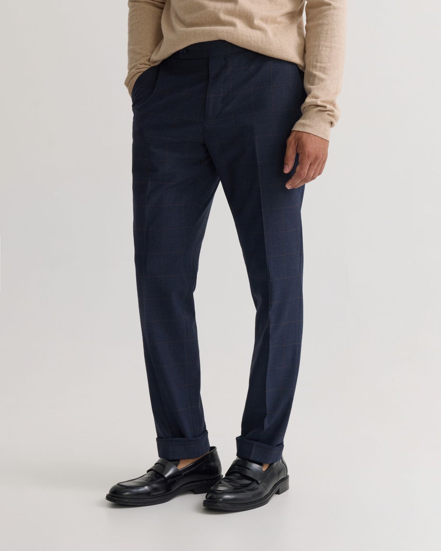 Byron Side Tab Cuff Trousers