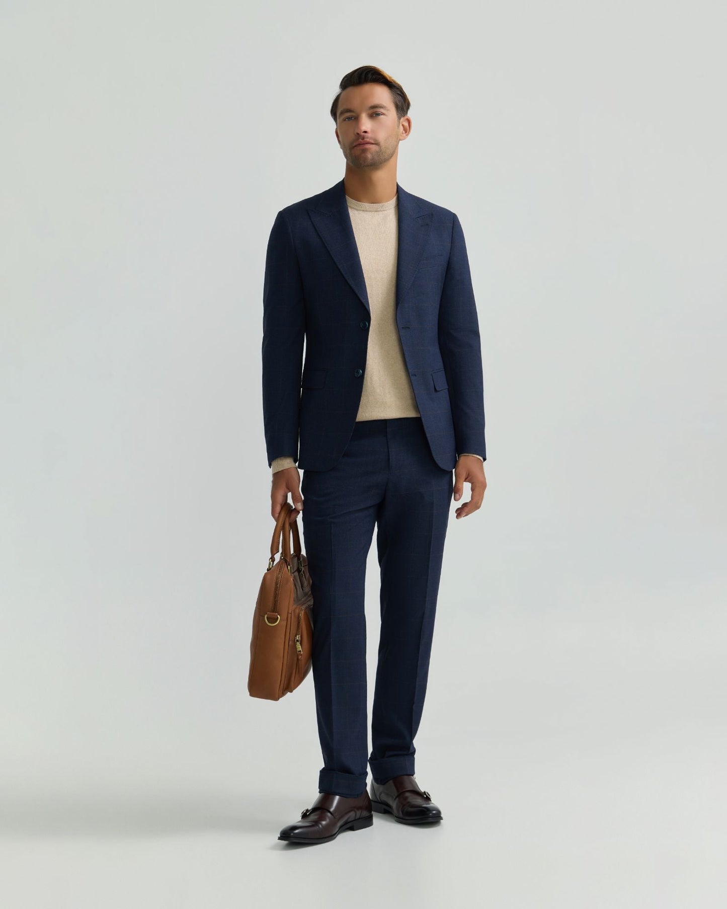Byron Side Tab Cuff Trousers