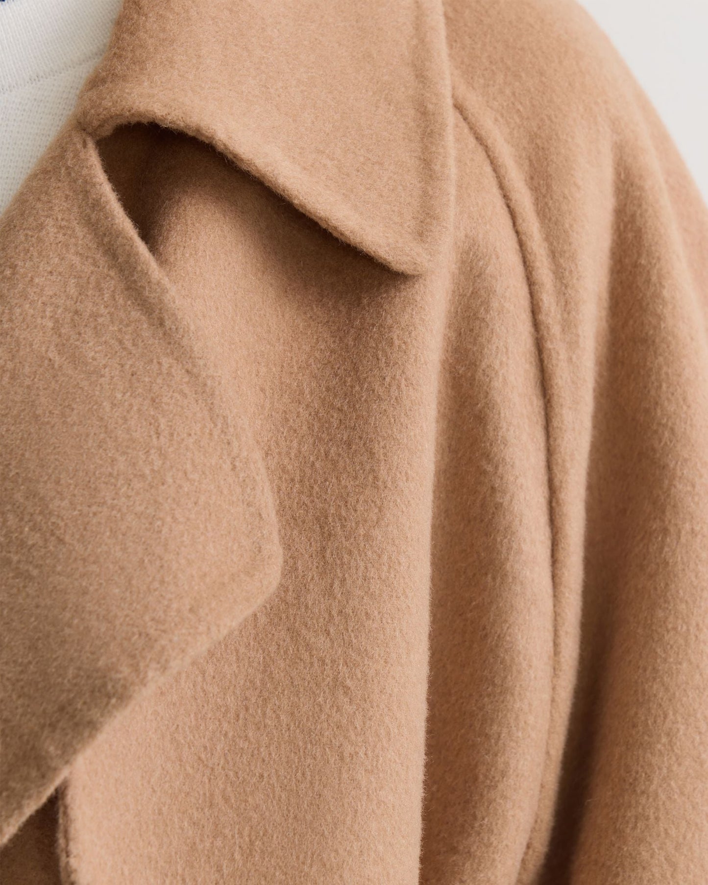 Daisy Wool Crop Trench Jacket