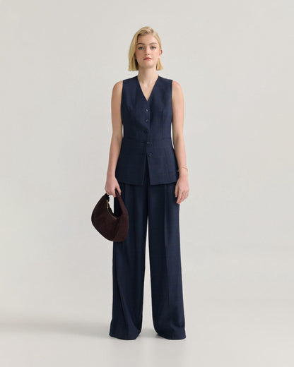 Alice Checked Waistcoat