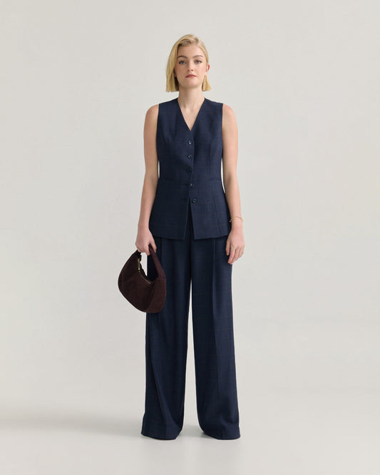 Alice Checked Waistcoat