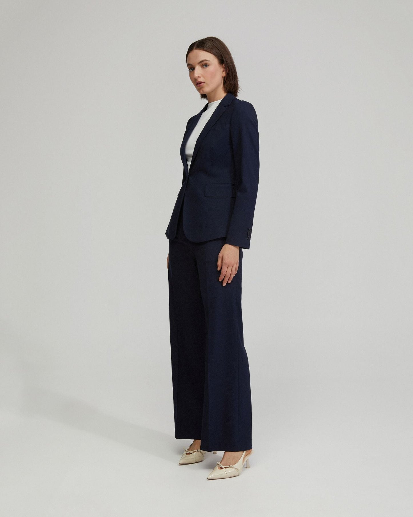 Lydia Wool Stretch Suit Trousers