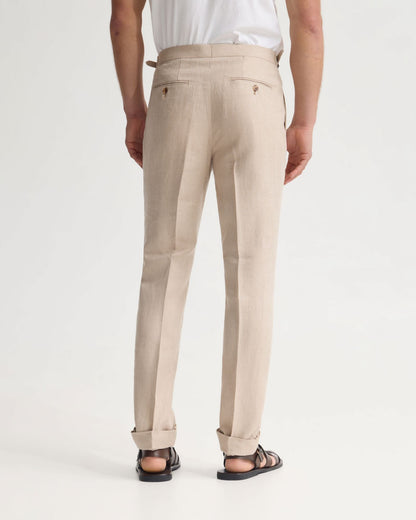 Byron Herringbone Pant Side Tab