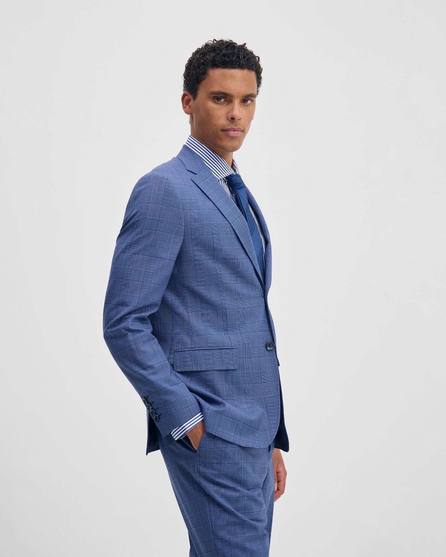 Byron Checked Suit Jacket