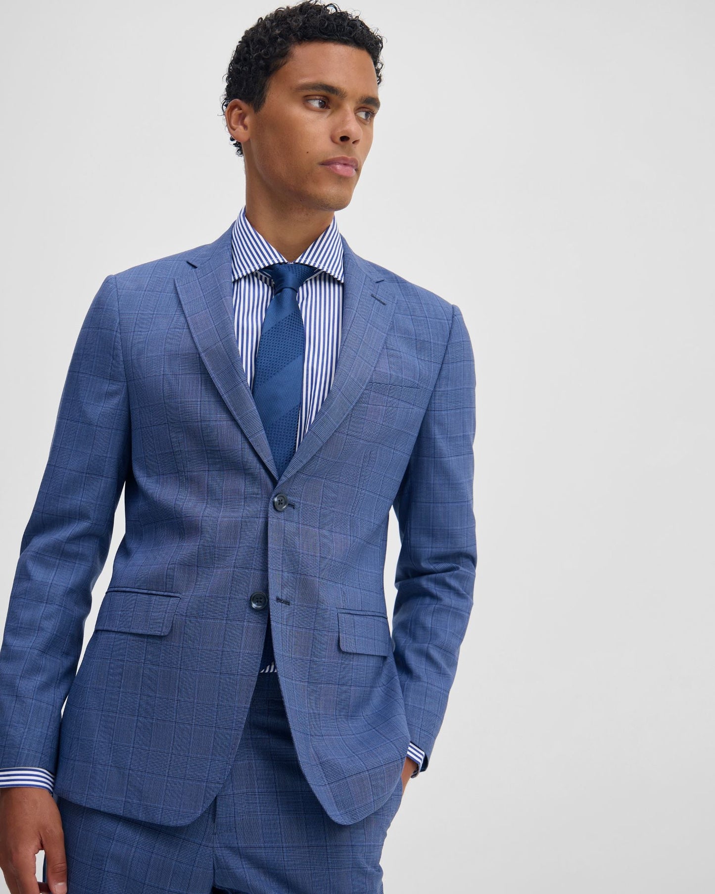 Byron Checked Suit Jacket