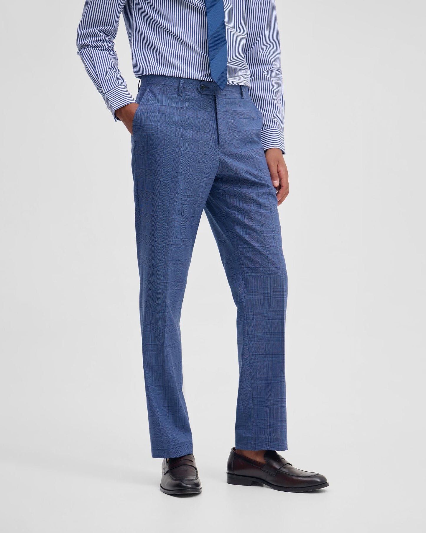 Byron Checked Suit Trouser