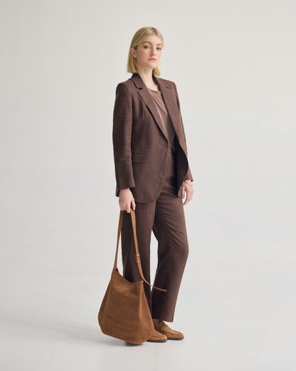 Nina Straight Leg Linen Pant