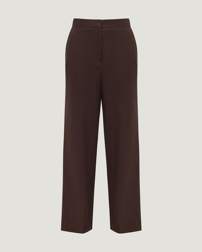 Nina Straight Leg Linen Pant