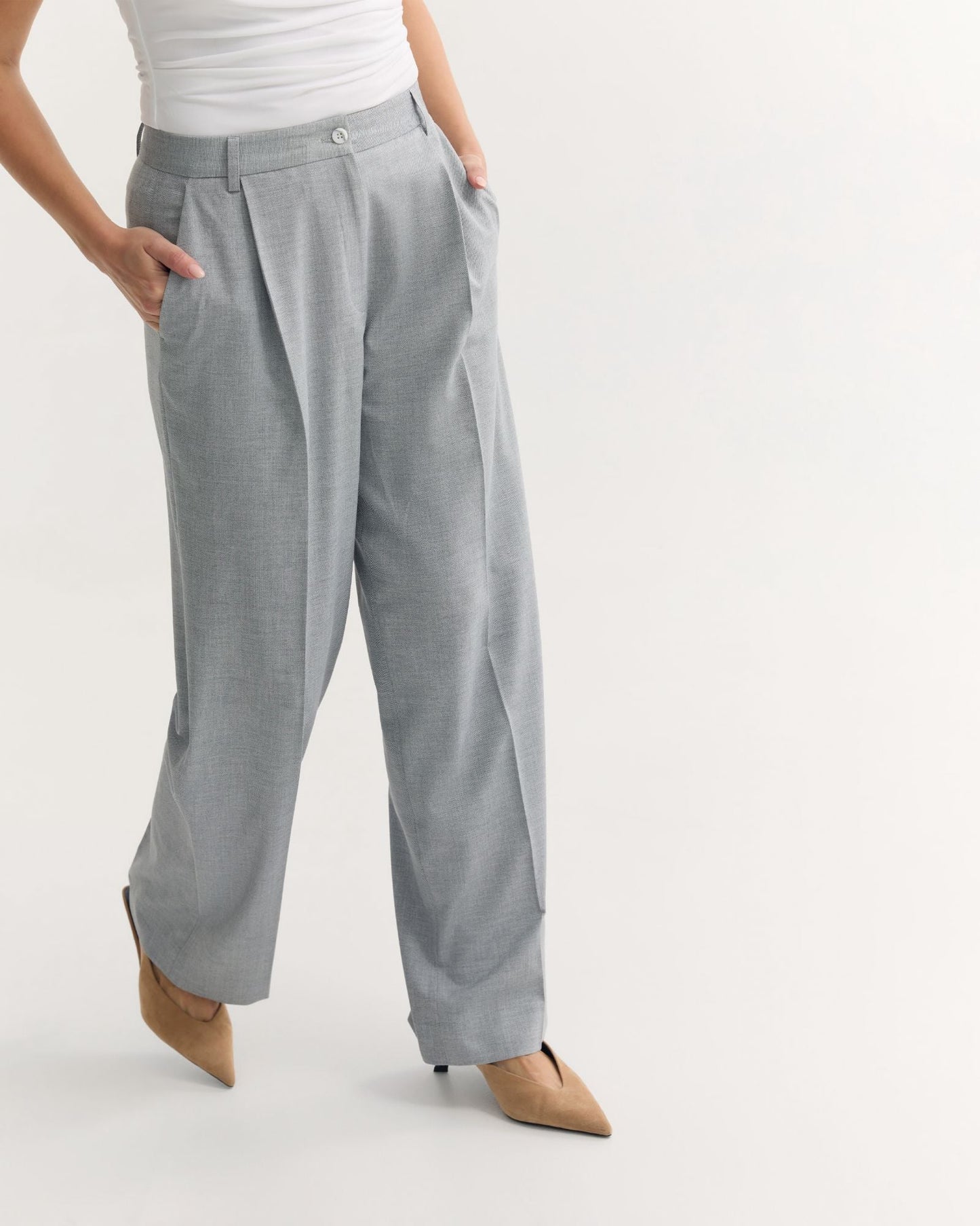 Billie Single Pleat Pant