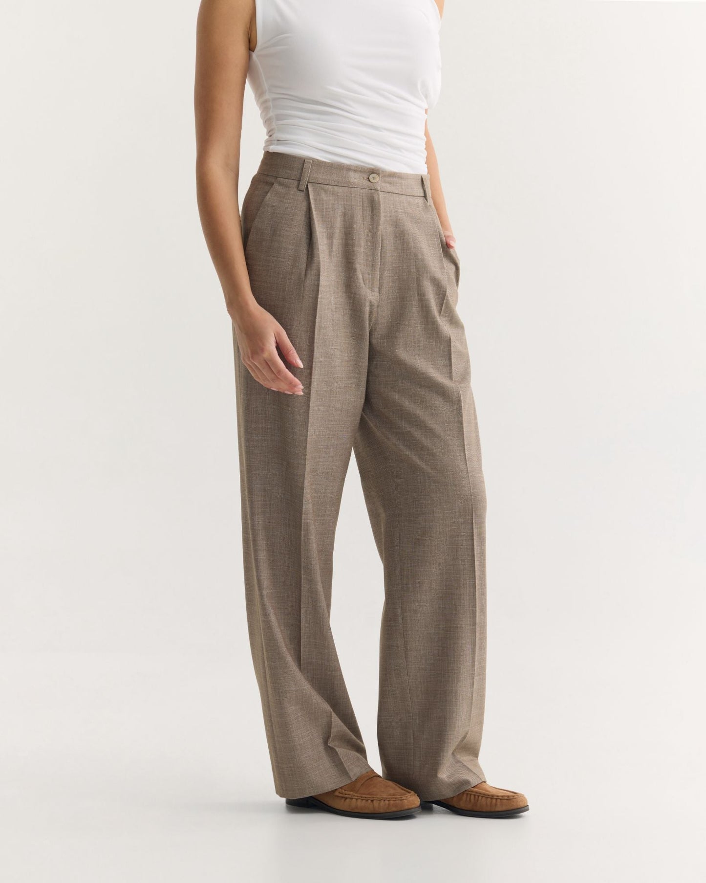 Billie Single Pleat Pant