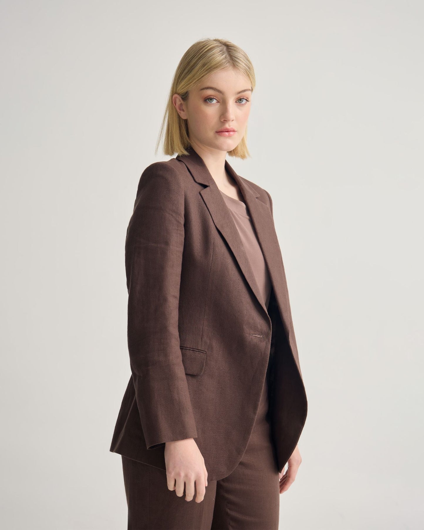 Raffi Linen Blazer