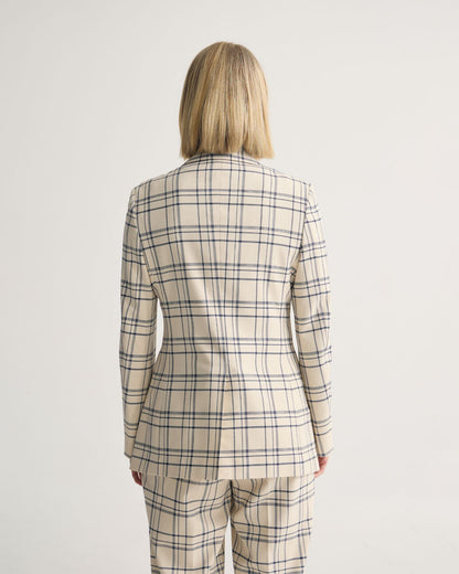 Raffi Checked Suit Jacket