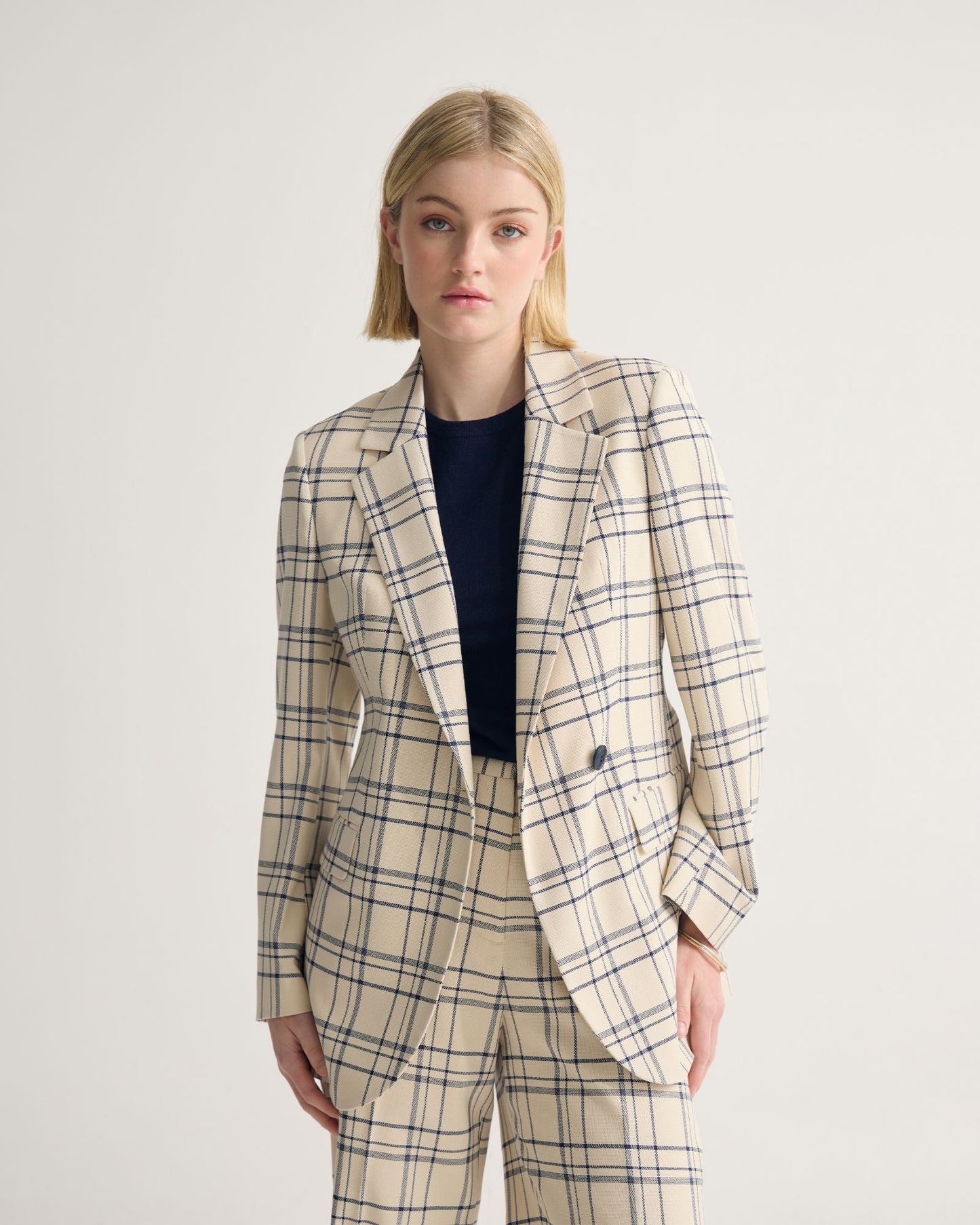 Raffi Checked Suit Jacket