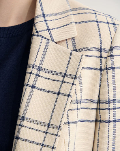 Raffi Checked Suit Jacket