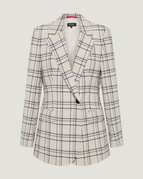Raffi Checked Suit Jacket