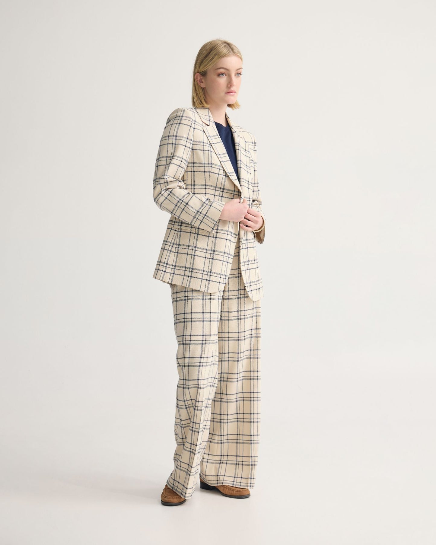 Lauren Check Suit Pant