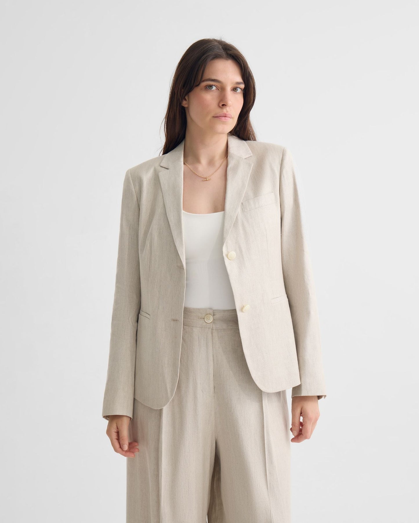 Poppy Linen Suit Jacket