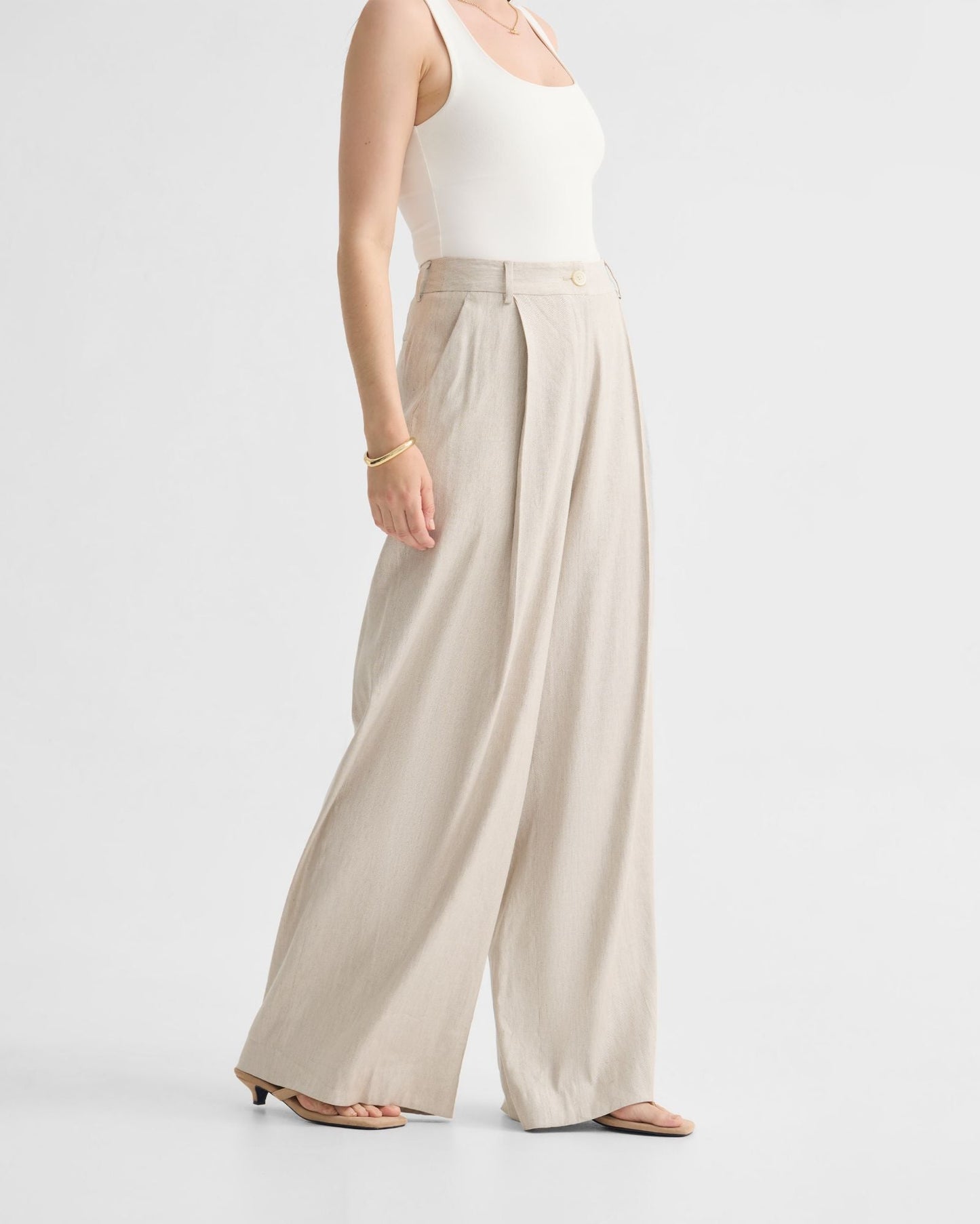Margot Stretch Linen Pant