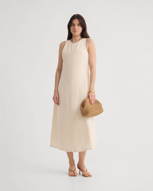Miriam Linen Blend Dress