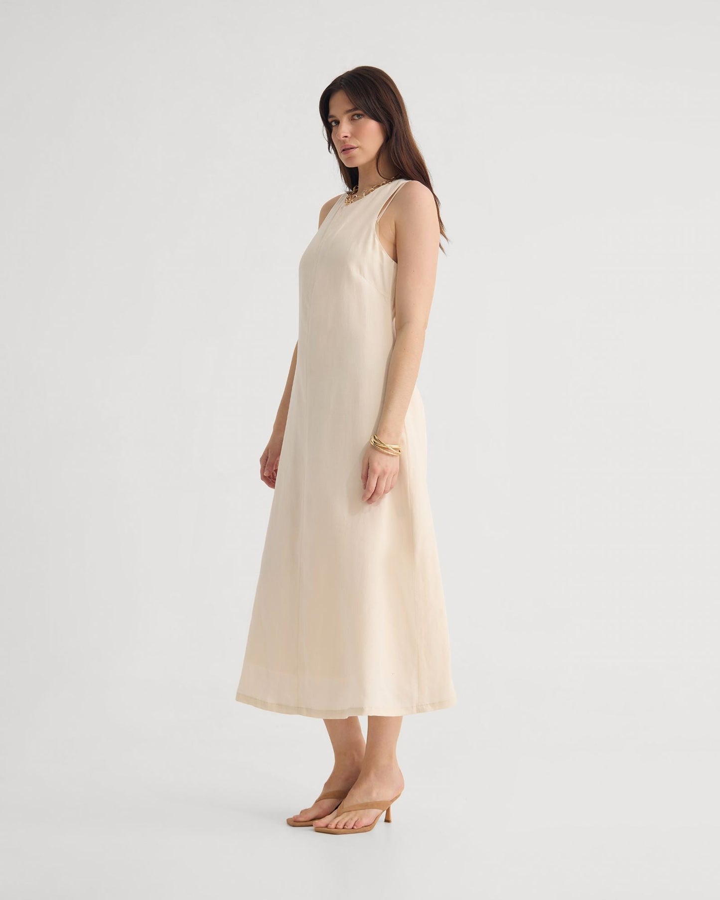 Miriam Linen Blend Dress