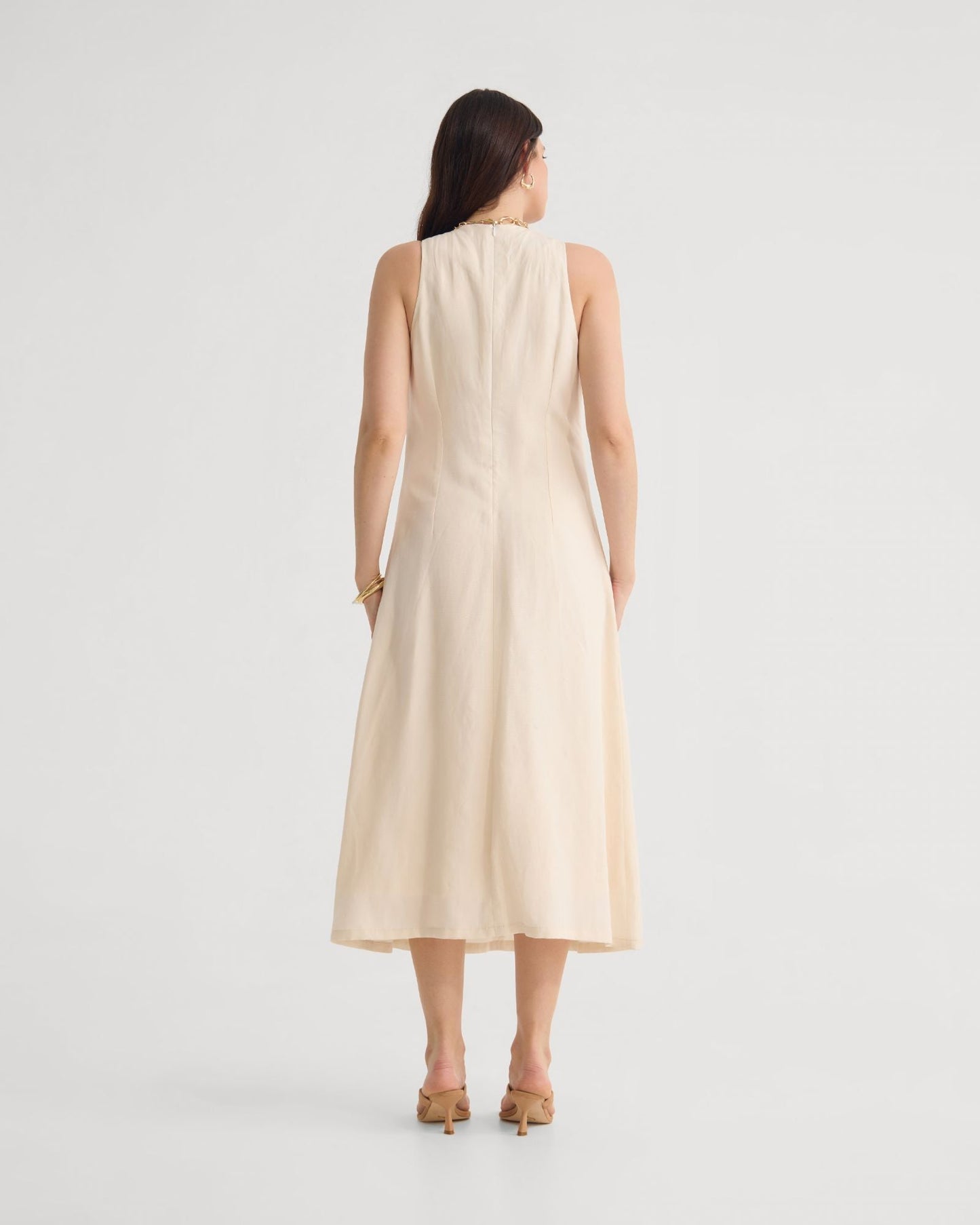 Miriam Linen Blend Dress