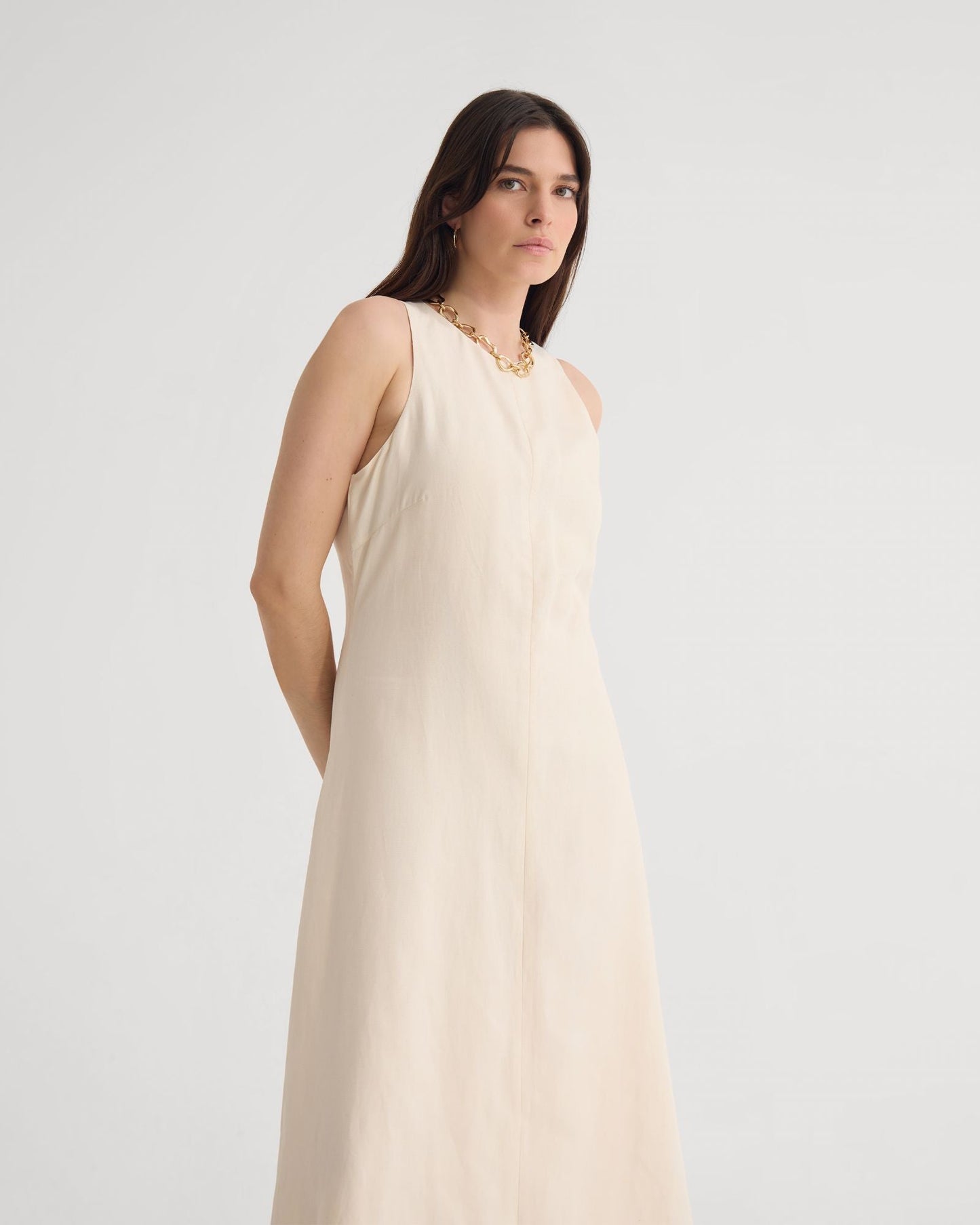 Miriam Linen Blend Dress