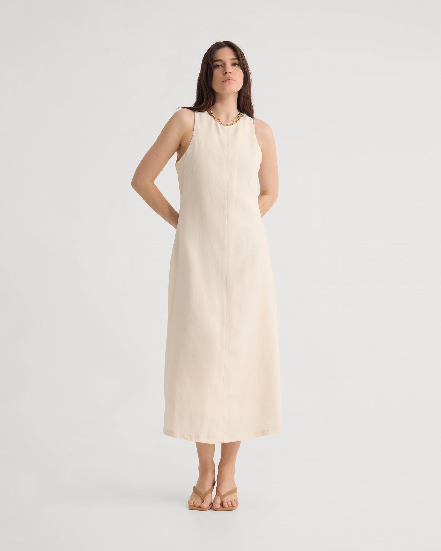 Miriam Linen Blend Dress
