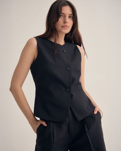 Rainy Waistcoat Top