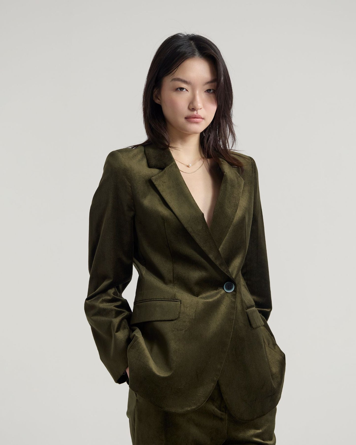 Raffi Velvet Blazer
