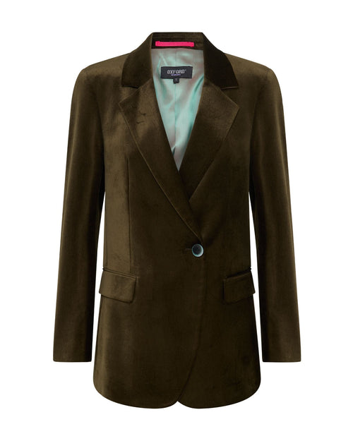 Raffi Velvet Blazer