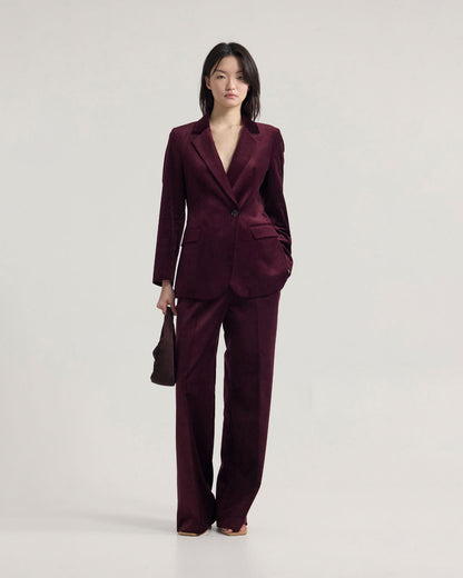 Raffi Velvet Blazer