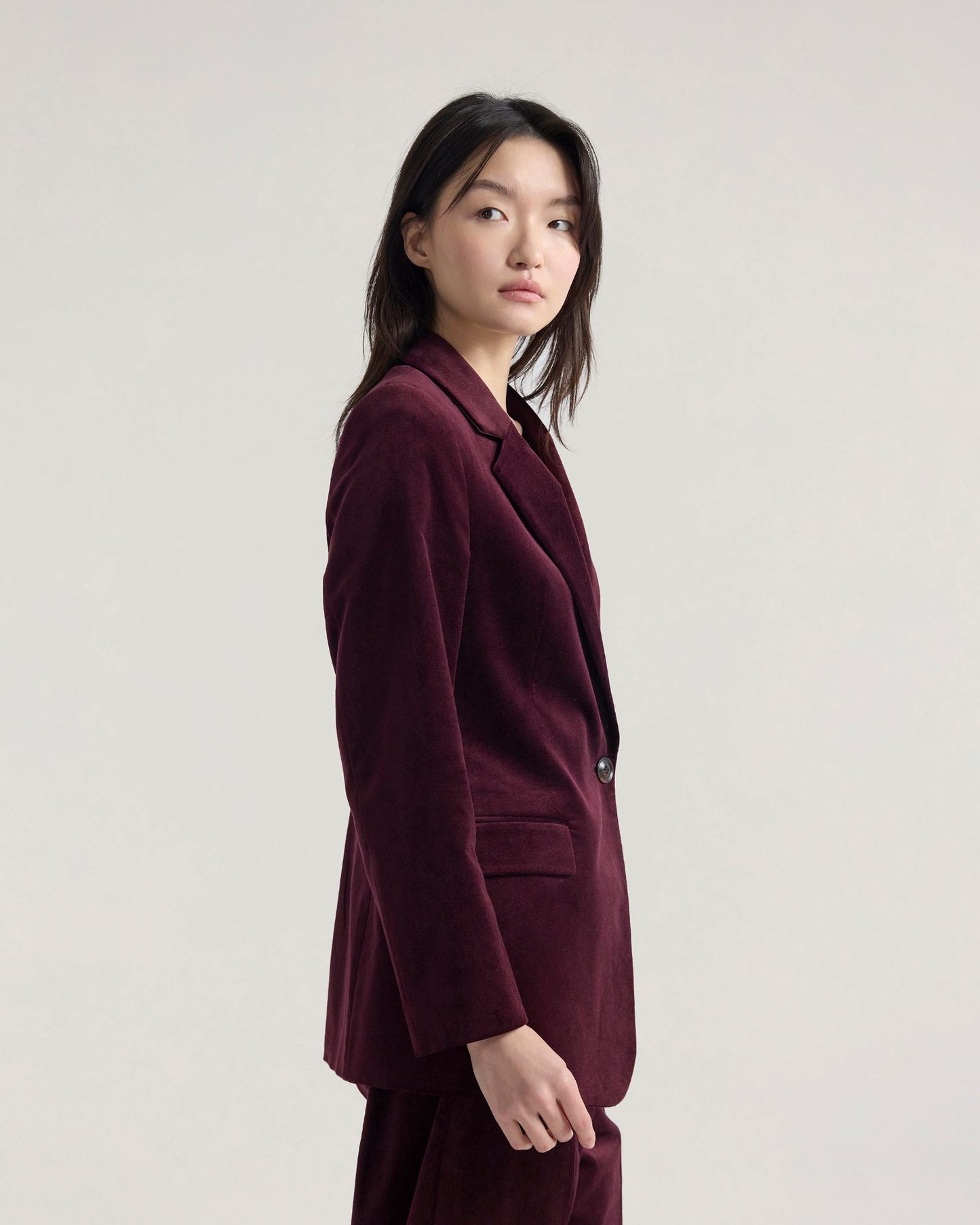 Raffi Velvet Blazer