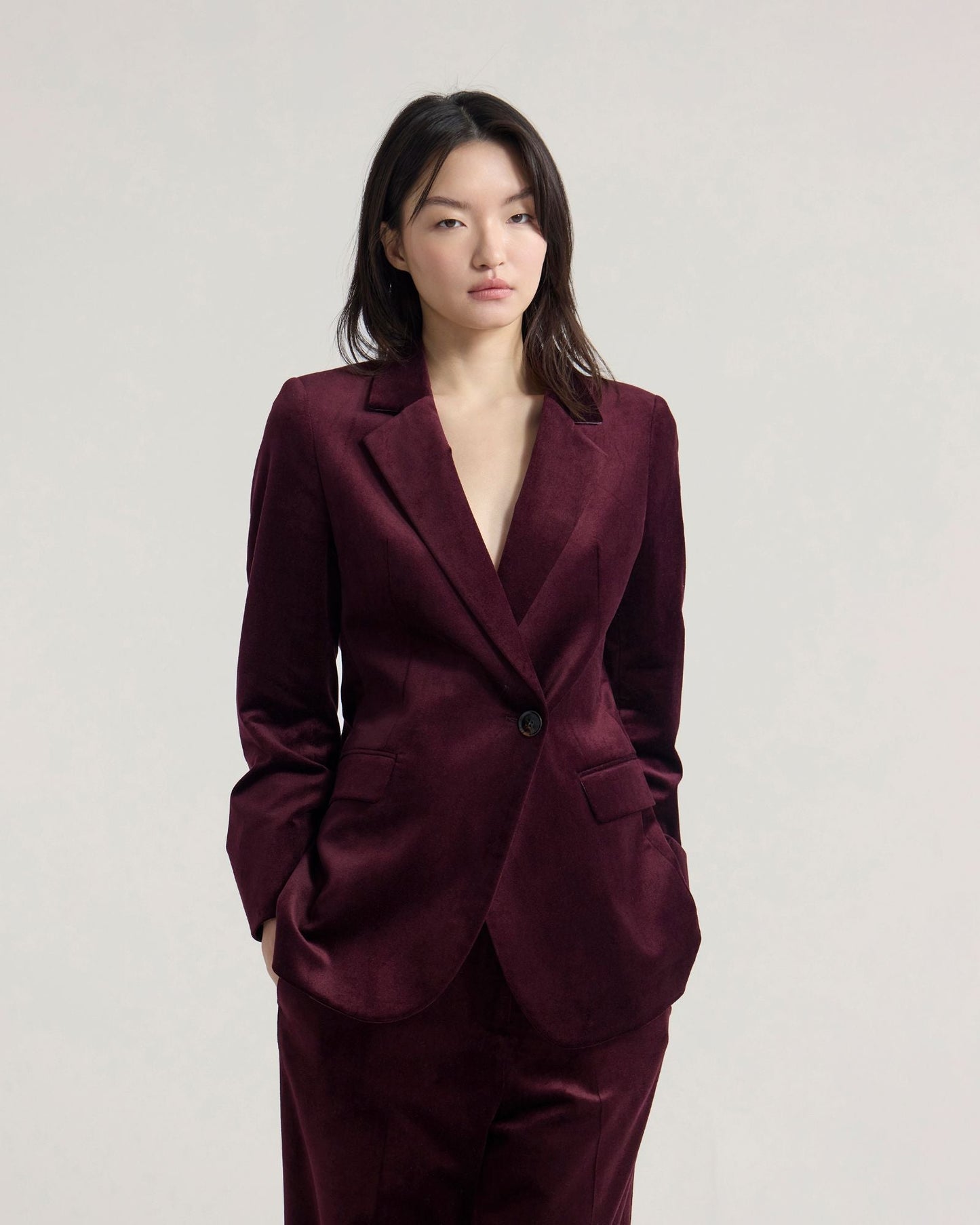 Raffi Velvet Blazer