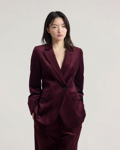 Raffi Velvet Blazer