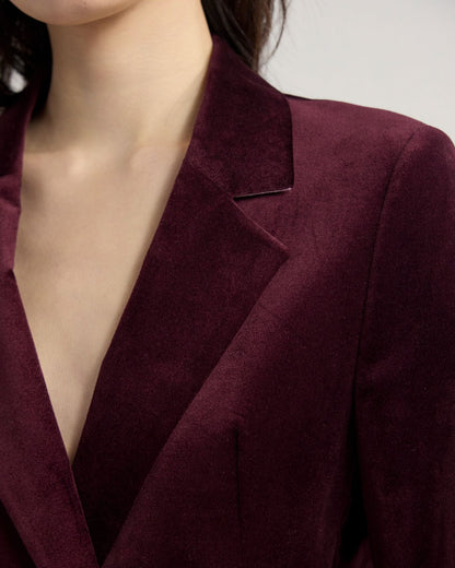 Raffi Velvet Blazer