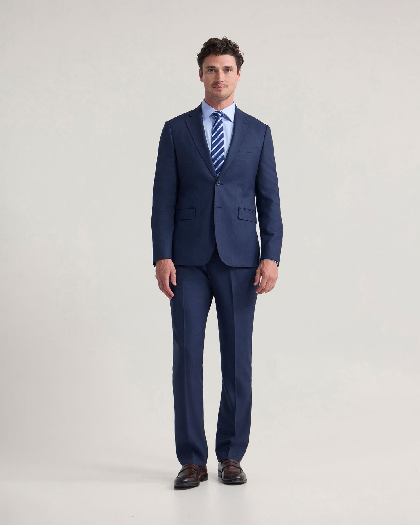 Byron Check Wool Suit Jacket