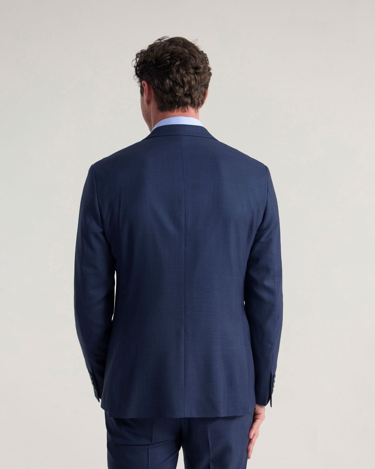 Byron Check Wool Suit Jacket