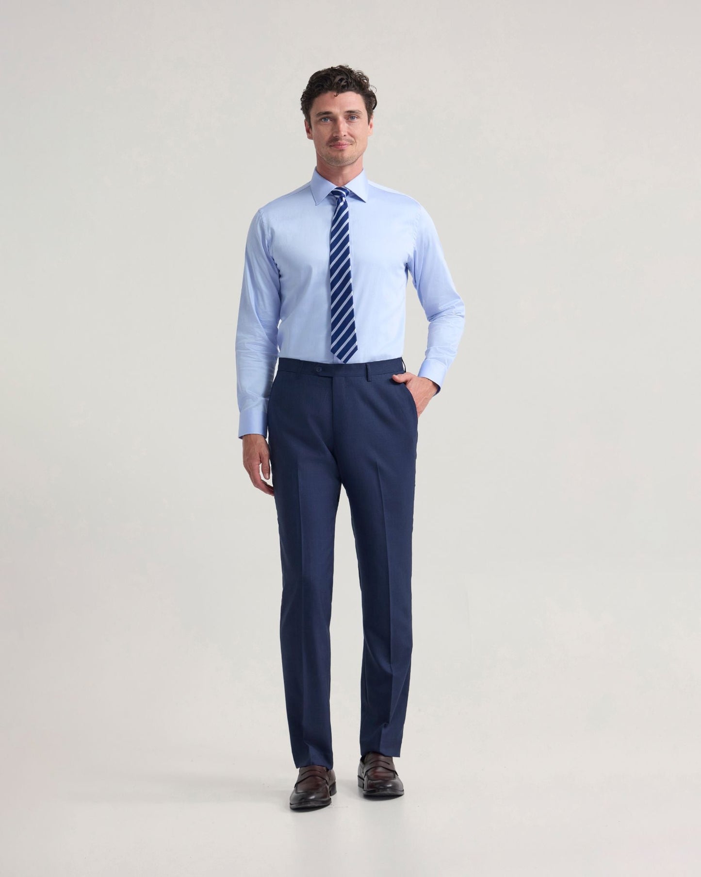 Byron Check Wool Suit Pant