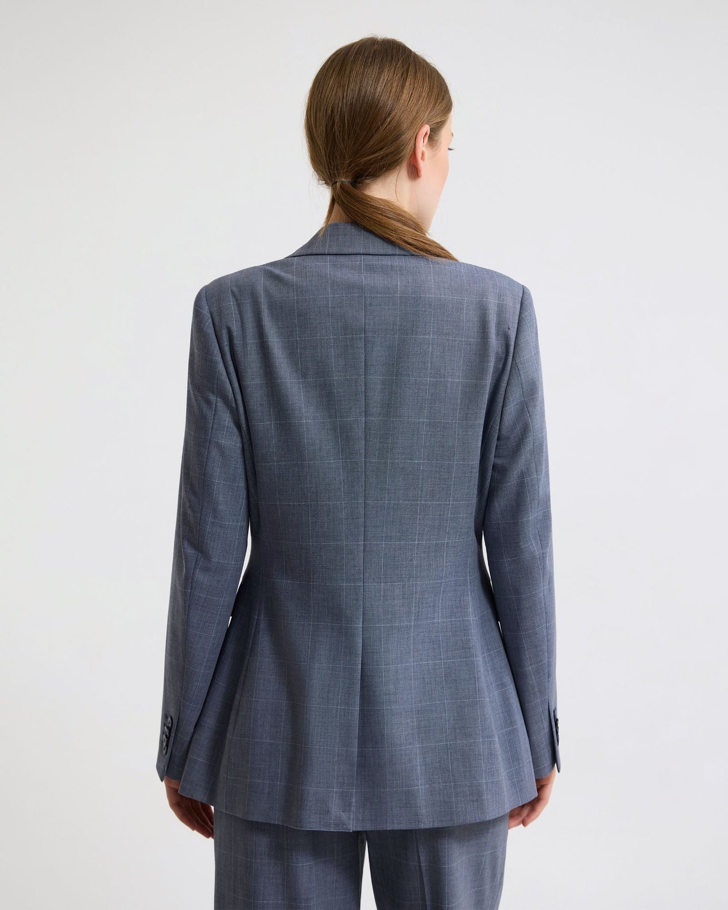 Ebony Wool Blend Suit Jacket