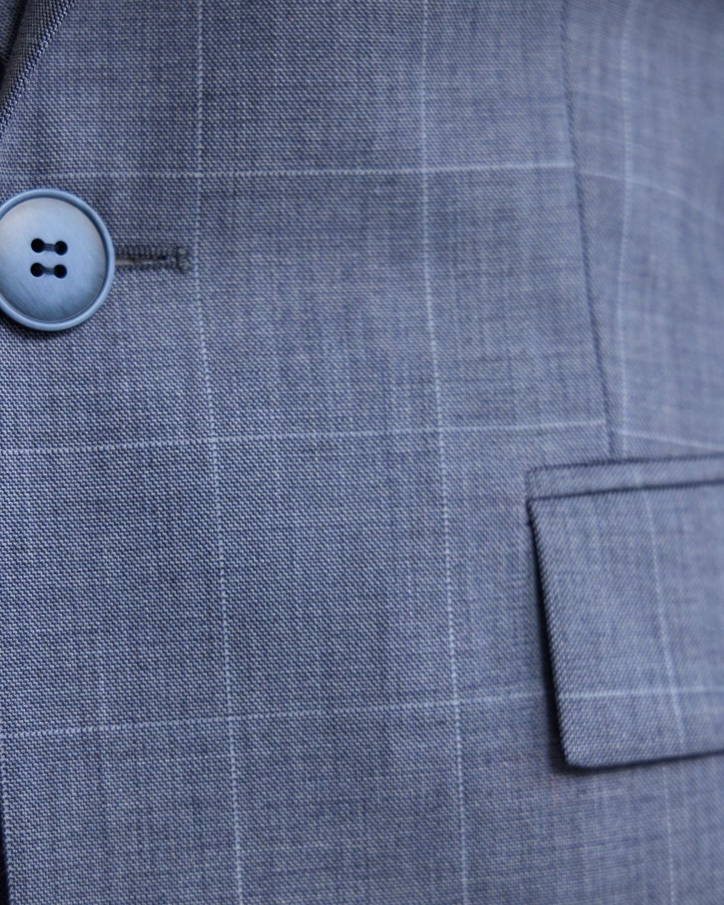 Ebony Wool Blend Suit Jacket