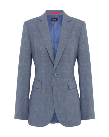 Ebony Wool Blend Suit Jacket