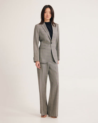 Ebony Pure Wool Suit Jacket