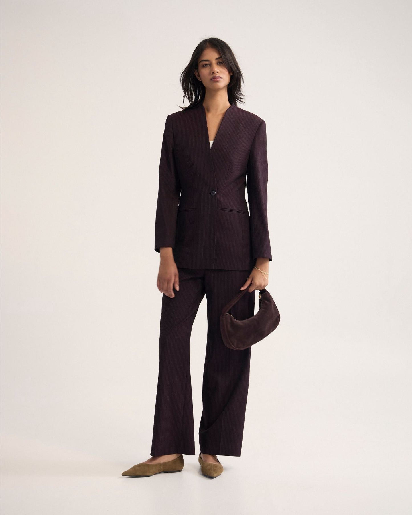 Carlie Hourglass Suit Blazer