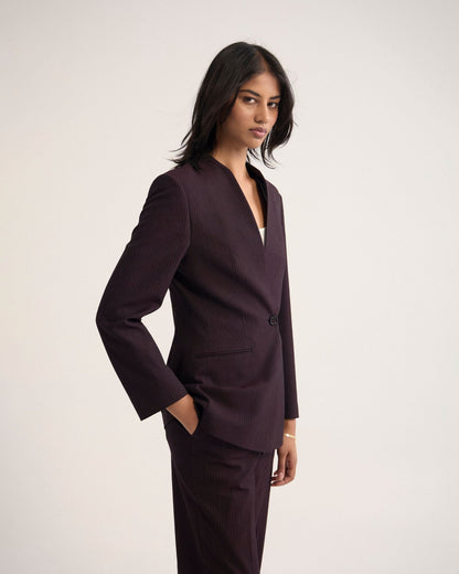 Carlie Hourglass Suit Blazer