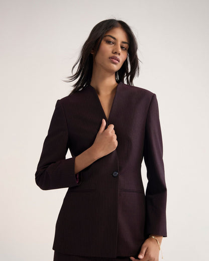 Carlie Hourglass Suit Blazer