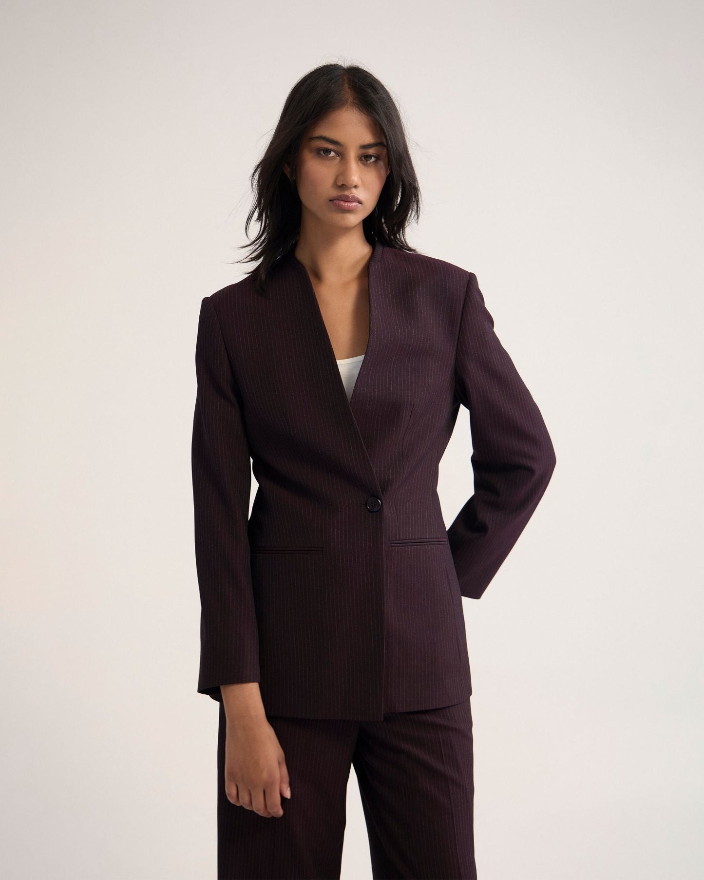 Carlie Hourglass Suit Blazer