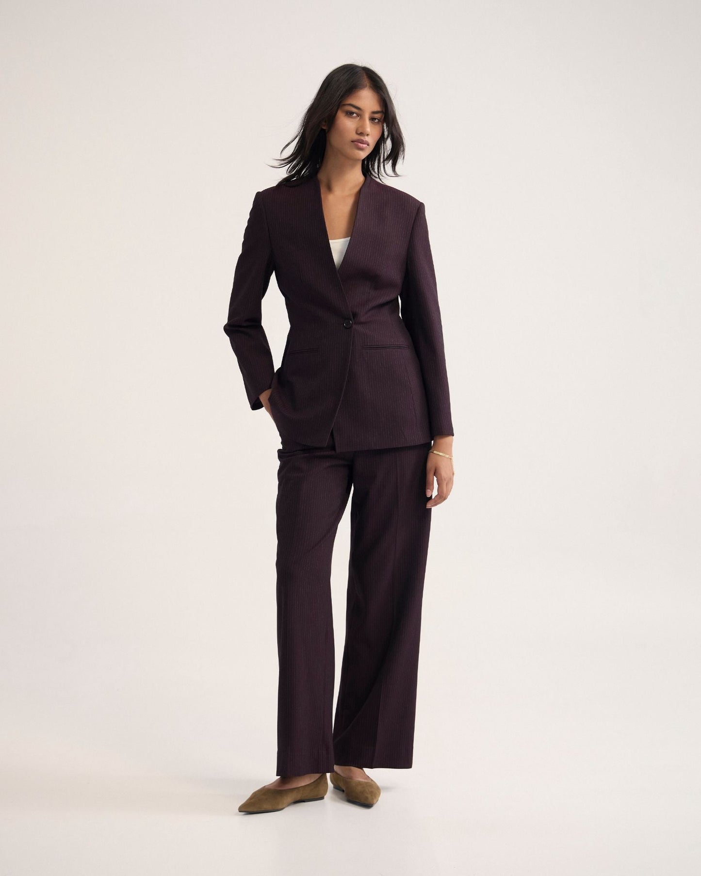 Lydia Straight Leg Suit Pant
